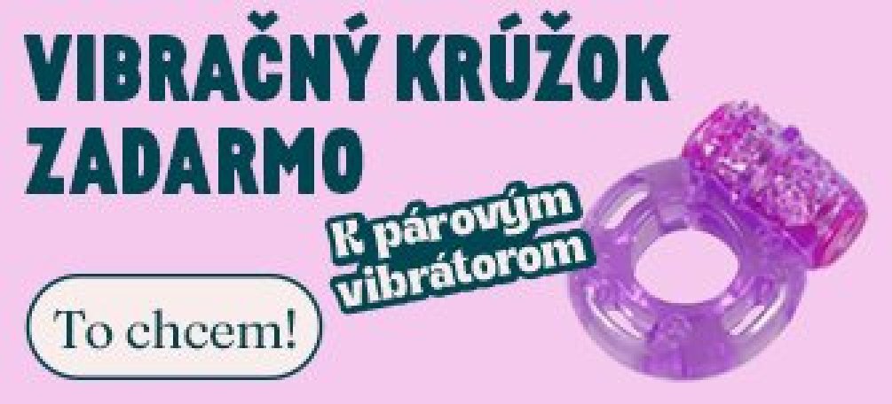 Získajte erekčný krúžok ako darček k párovým vibrátorom