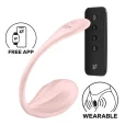 Satisfyer Ribbed Petal vibračné vajíčko - ružové