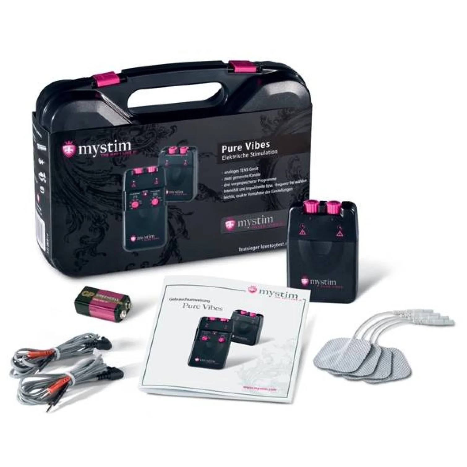 Mystim Elektro sex - Pure Vibes E-Stim analogová jednotka