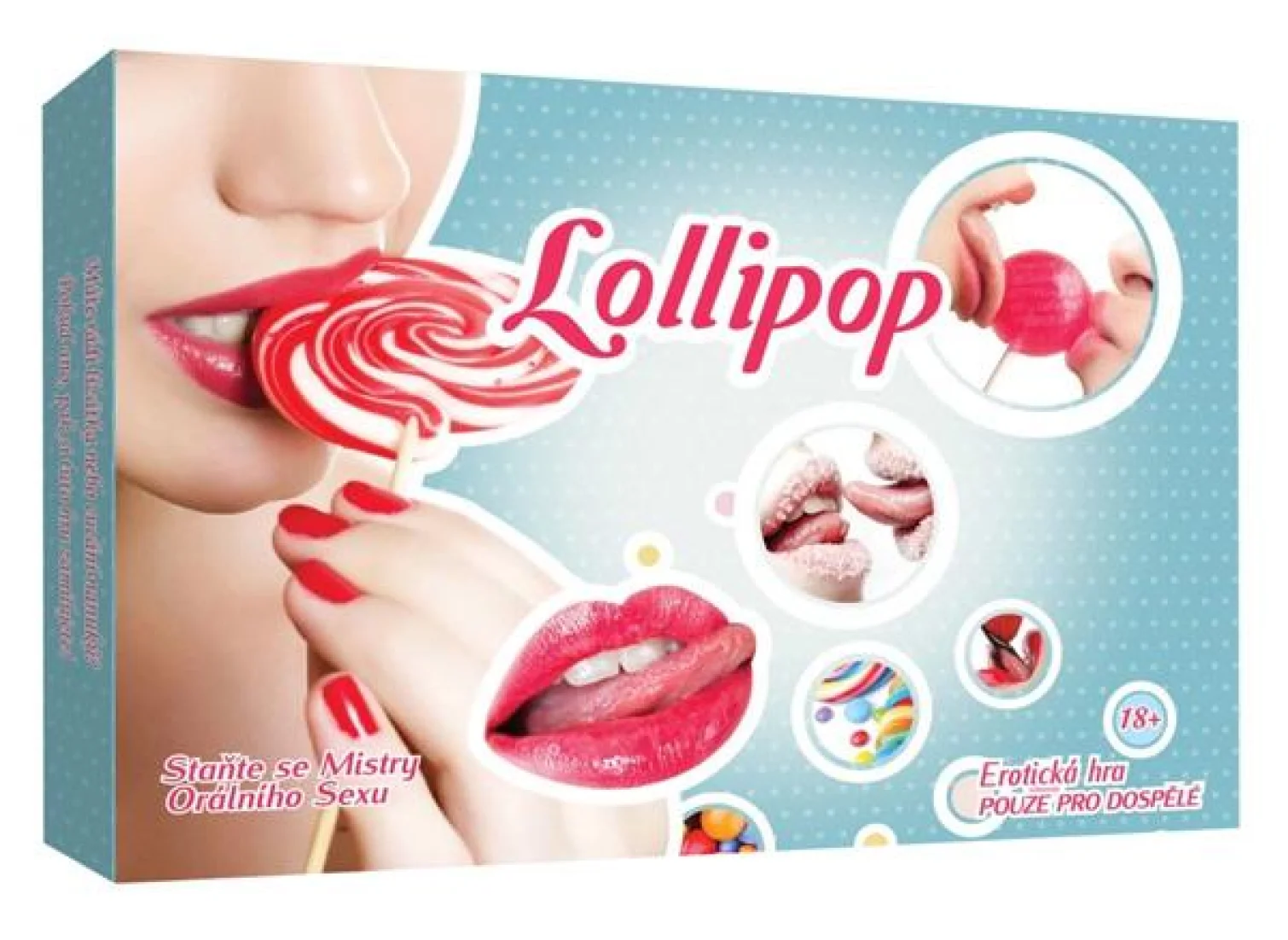 Lollipop orálne pohladenie Erotická stolná společenská hra