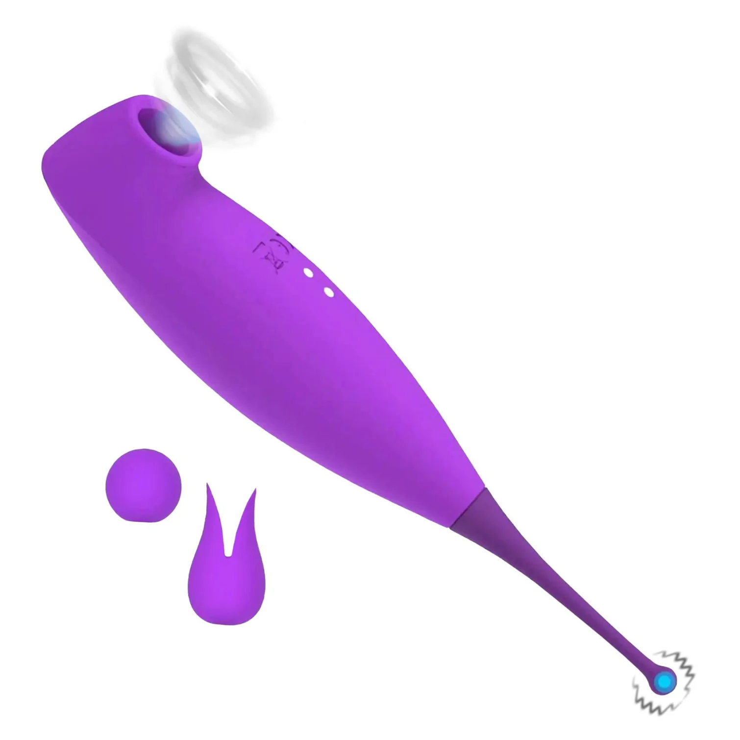 BASIC X Ďateľ podtlakový stimulátor klitorisu fialový
