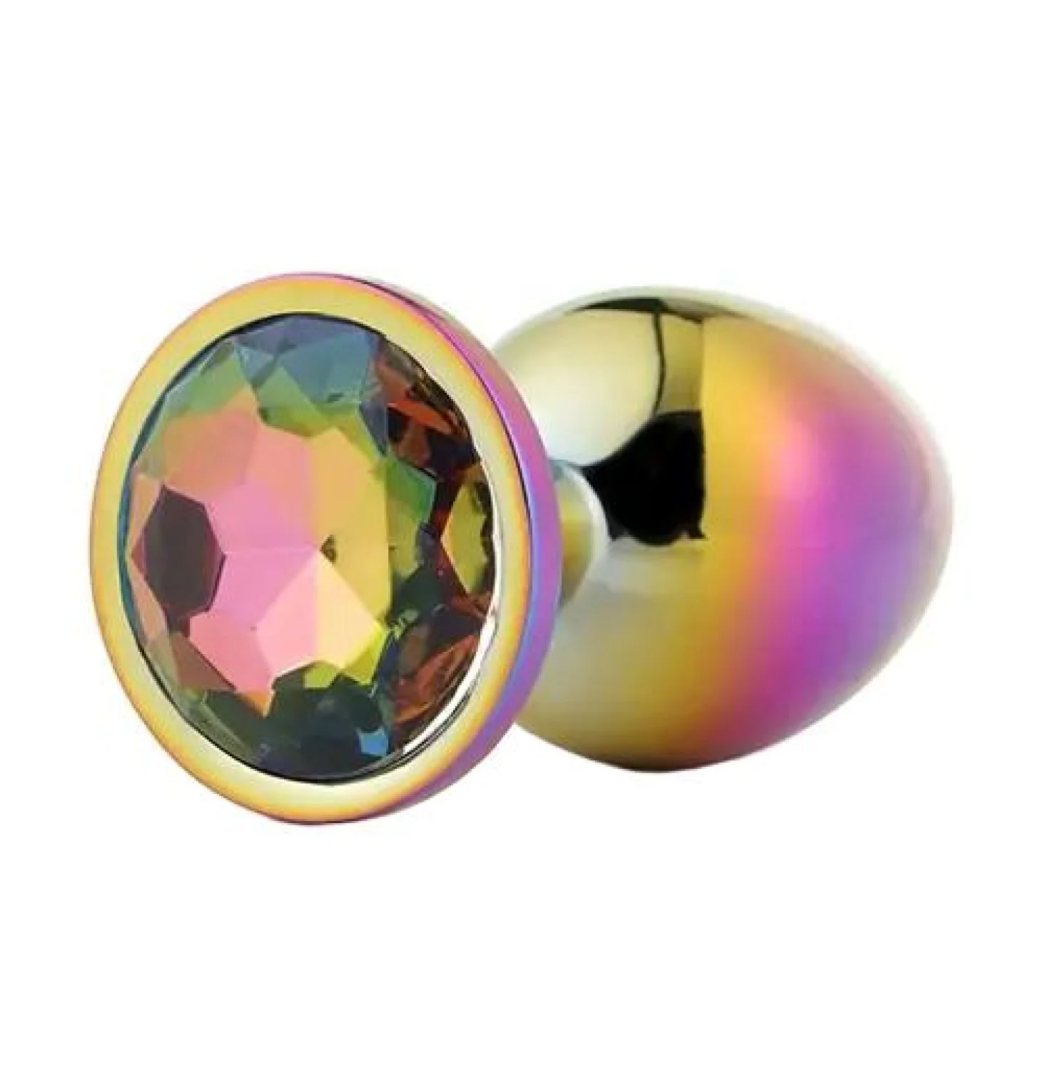 Gleaming Love análny kolík Multicolor dúhový kamienok L