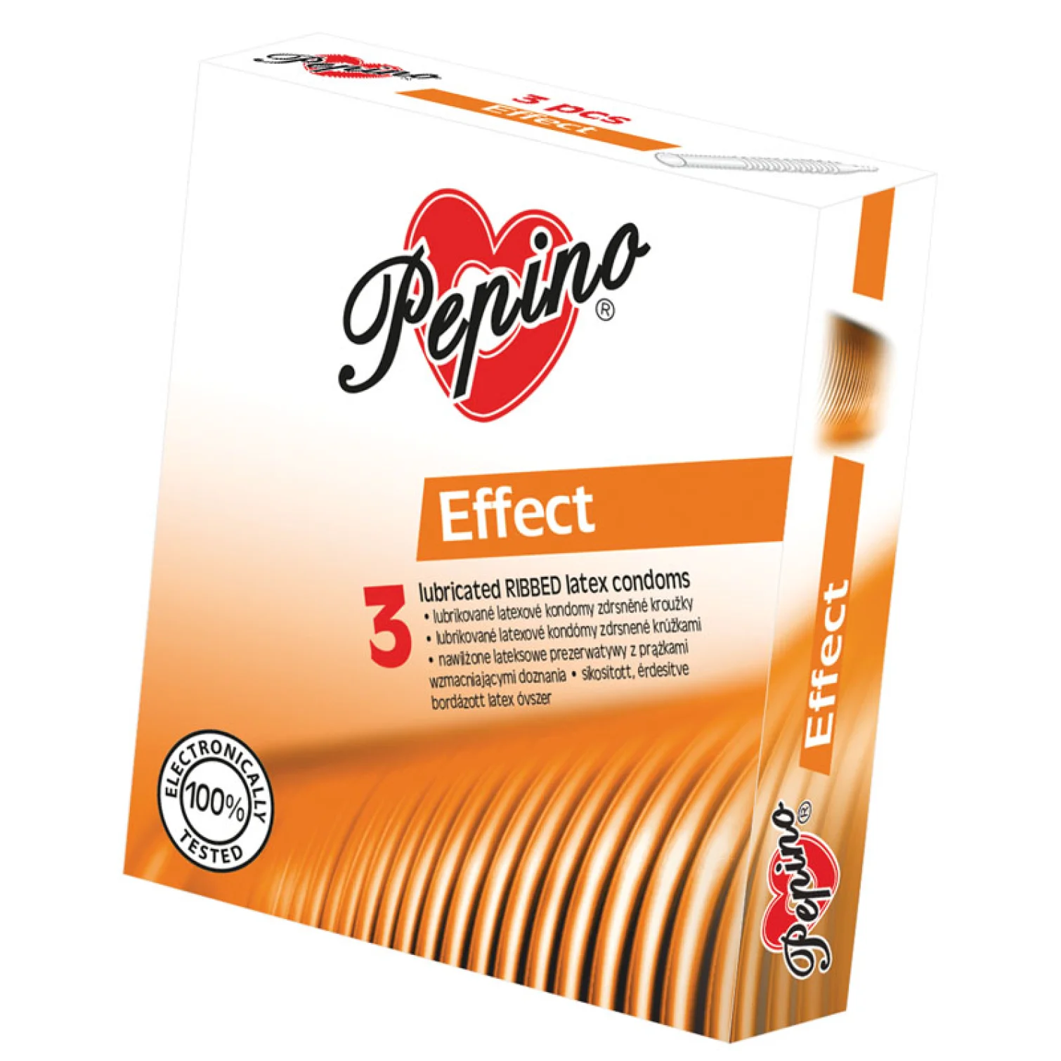 Pepino kondómy Effect - 3 ks