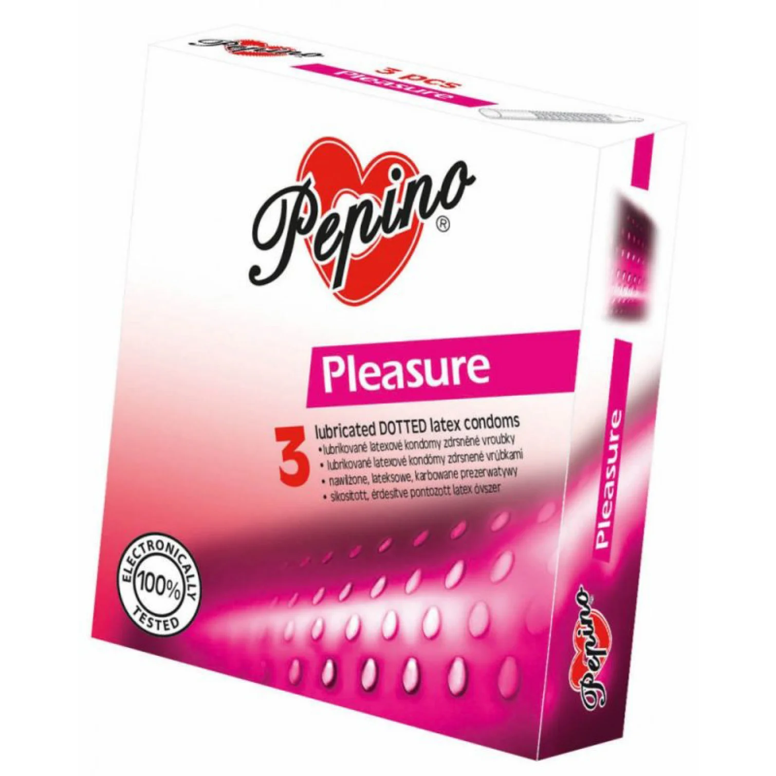 Pepino kondómy Pleasure - 3 ks