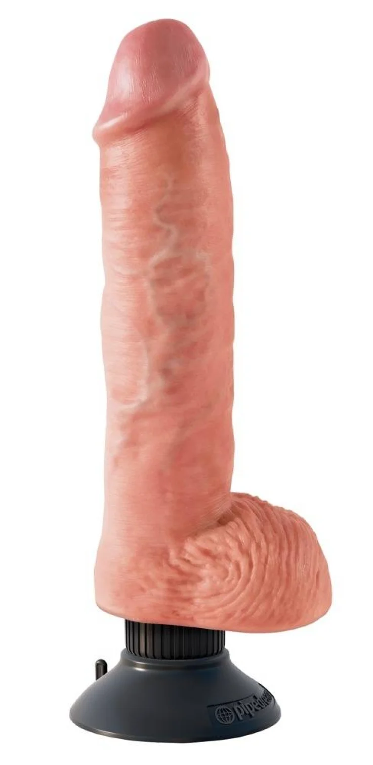 King Cock Realistický vibrátor s prísavkou 25 cm