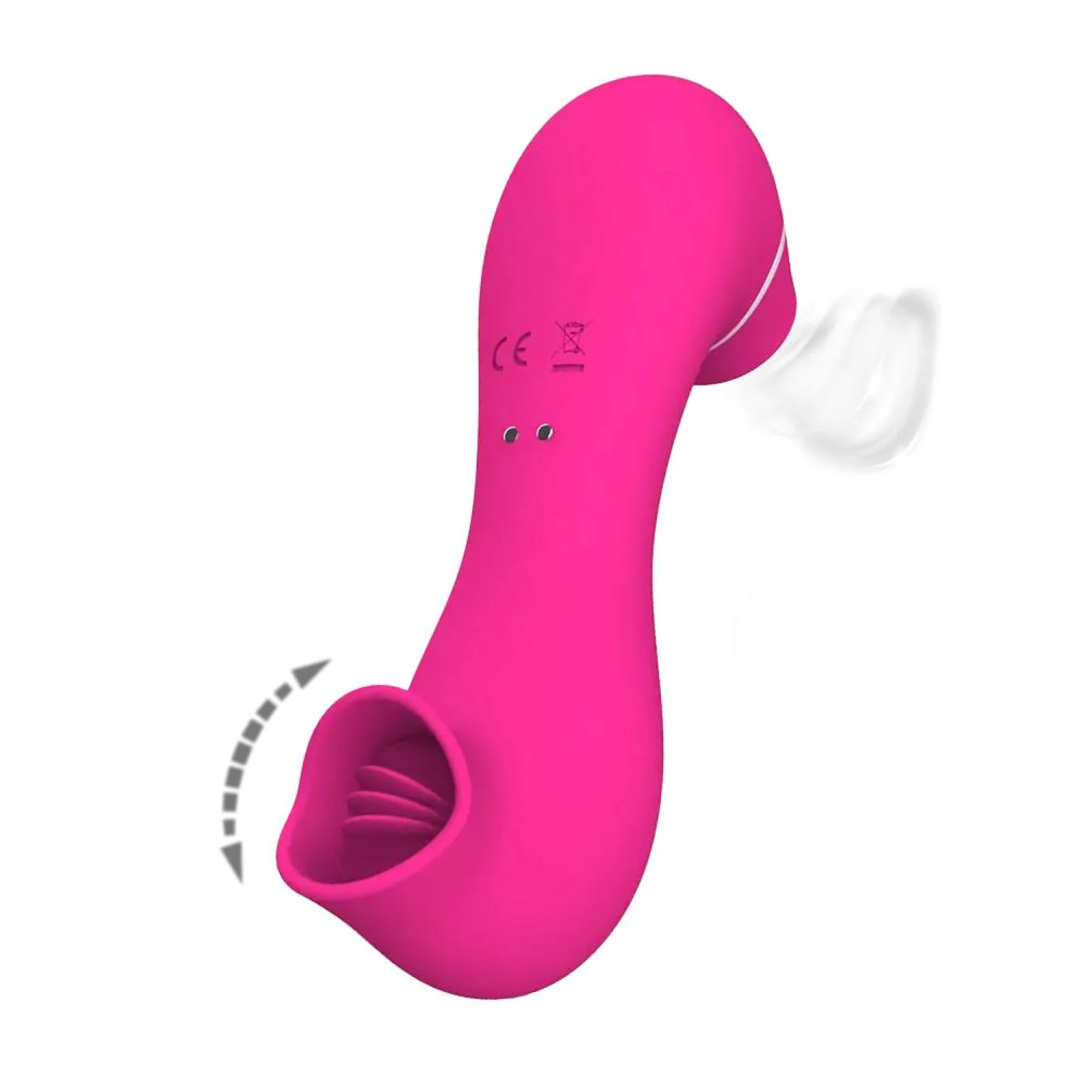 Romant Laurence obojstranný Suction stimulátor klitorisu