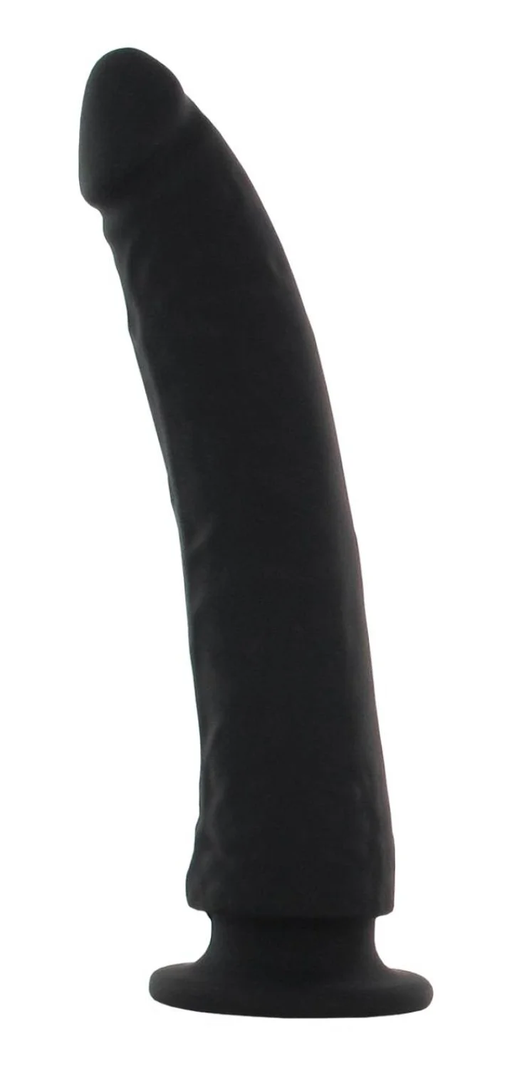 BASIC X Elio silikónové dildo s prísavkou čierne