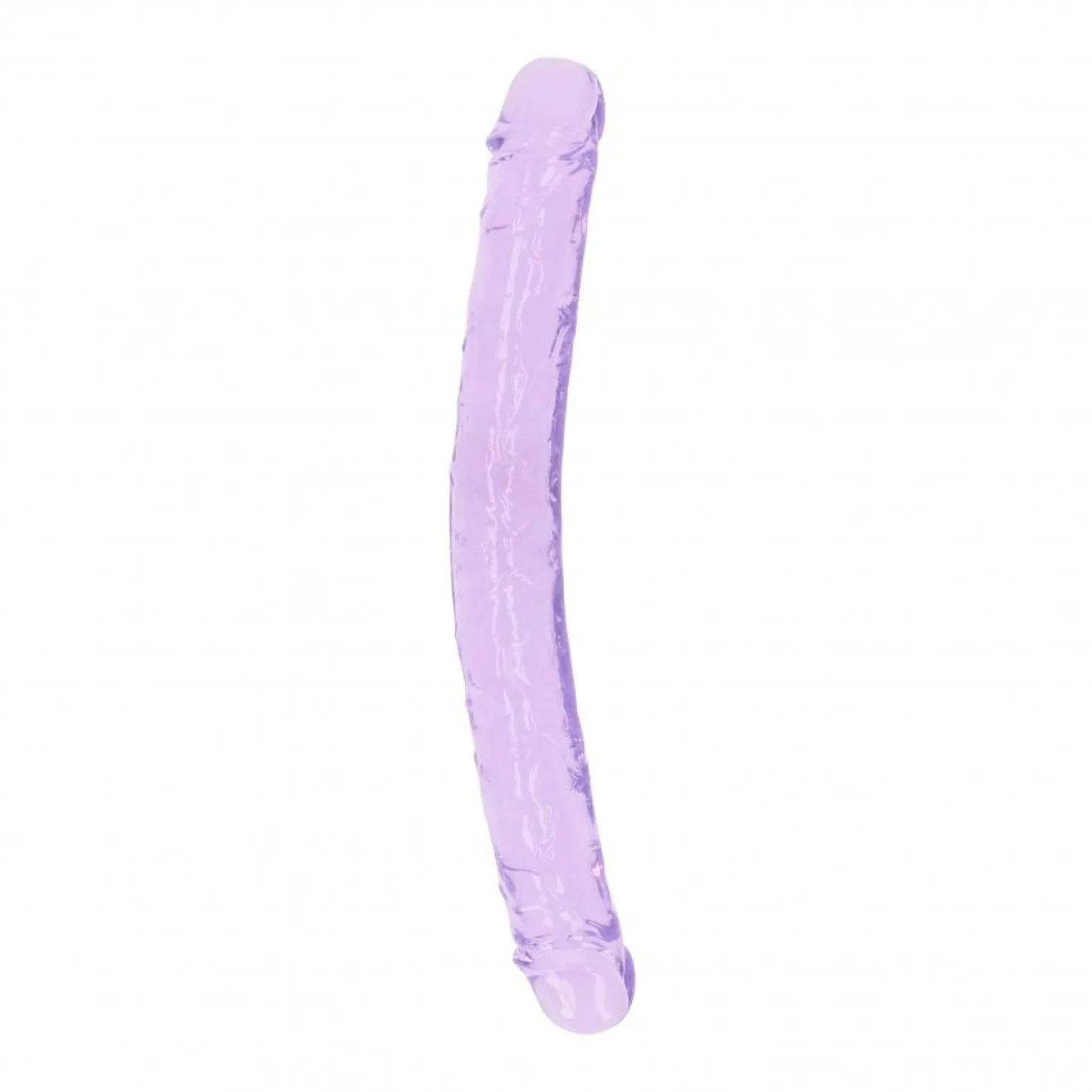 Realrock Obojstranné dildo 34 cm - fialové