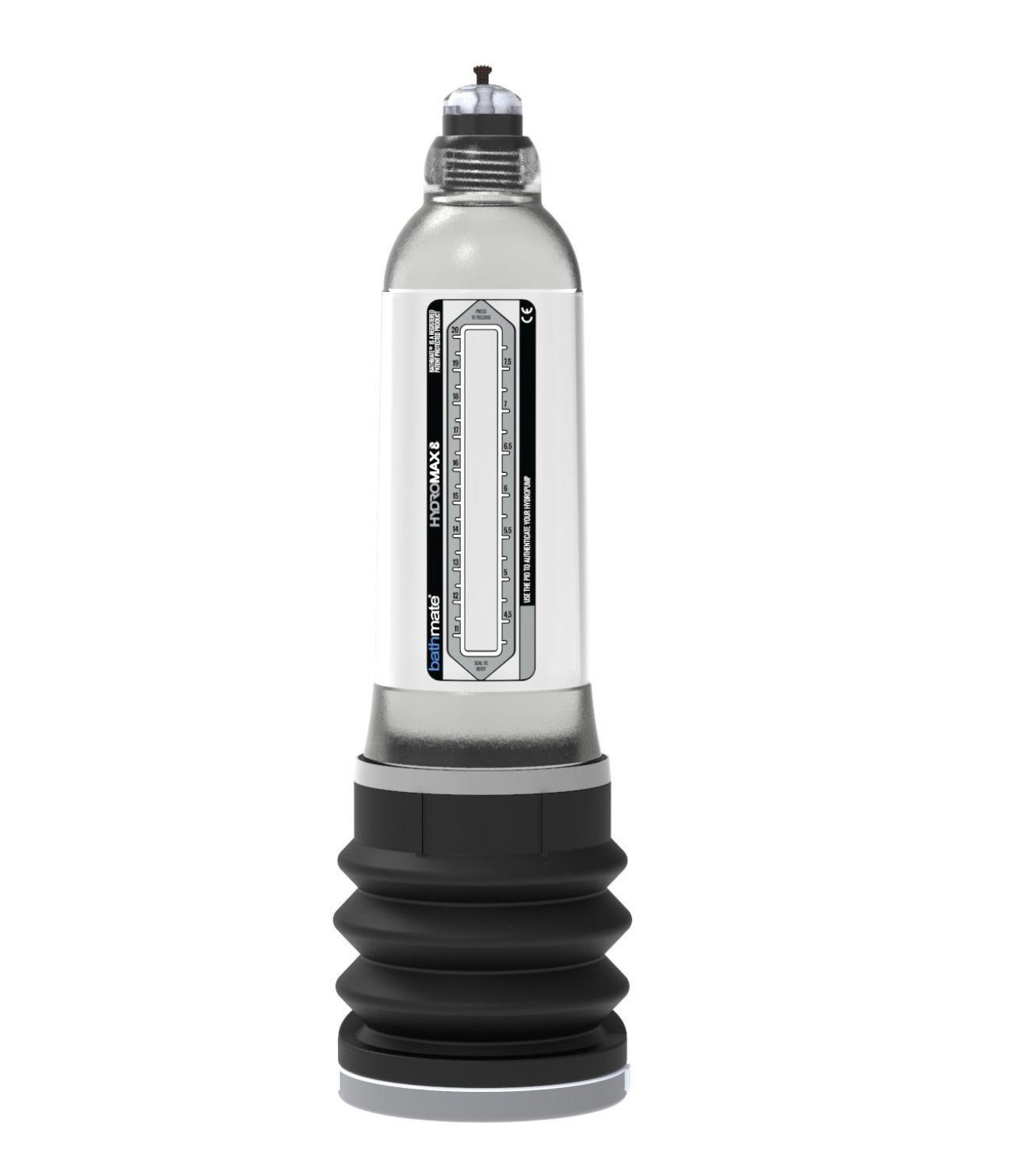 Bathmate HydroMax8 vakuová pumpa pro muže - čirá