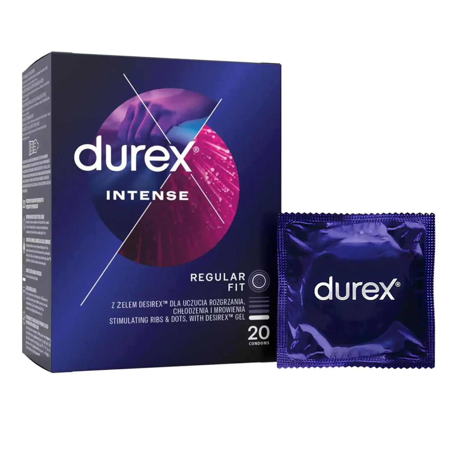 Durex kondómy Intense 20 ks