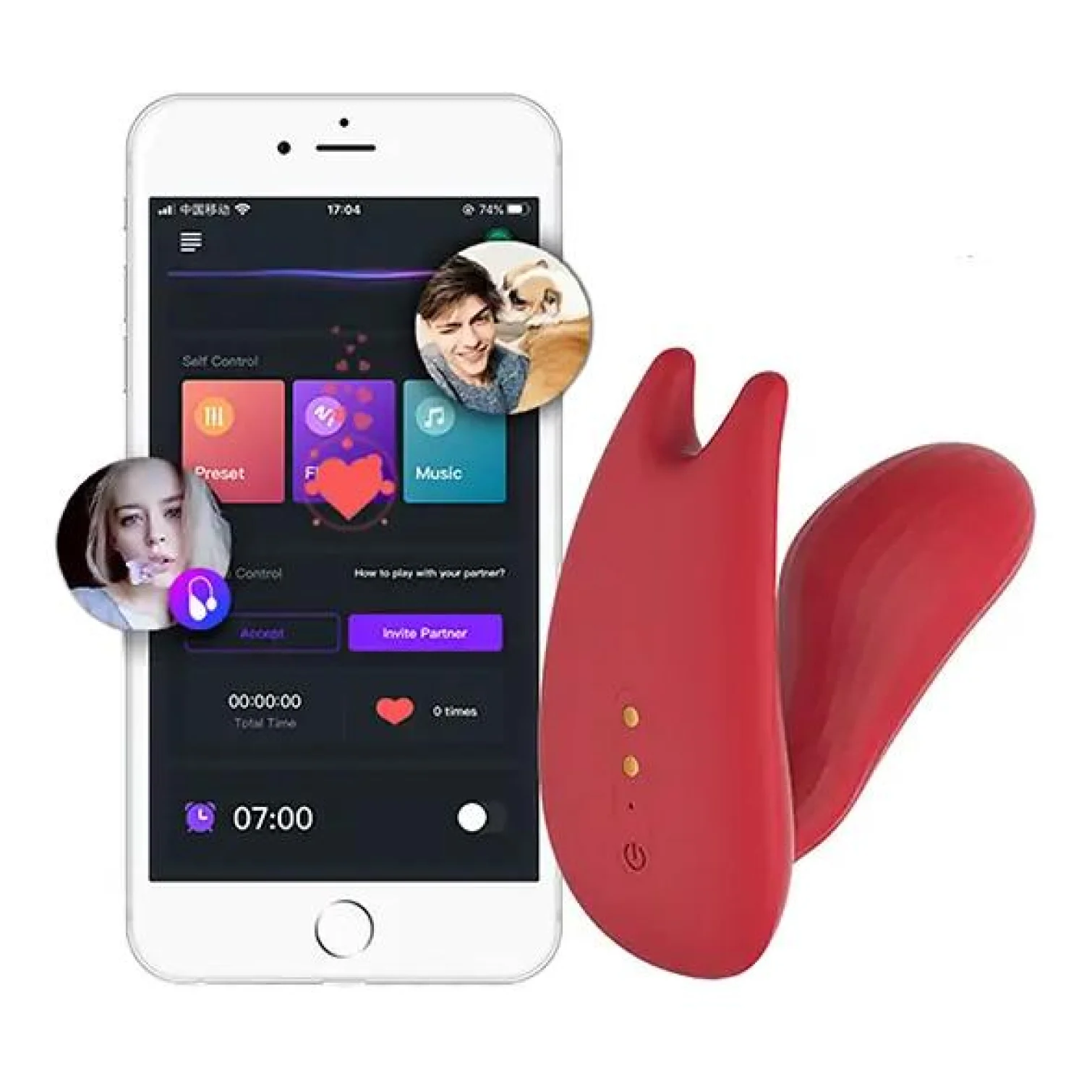 Magic Motion Umi Duálny vibrátor s ovládaním cez aplikáciu
