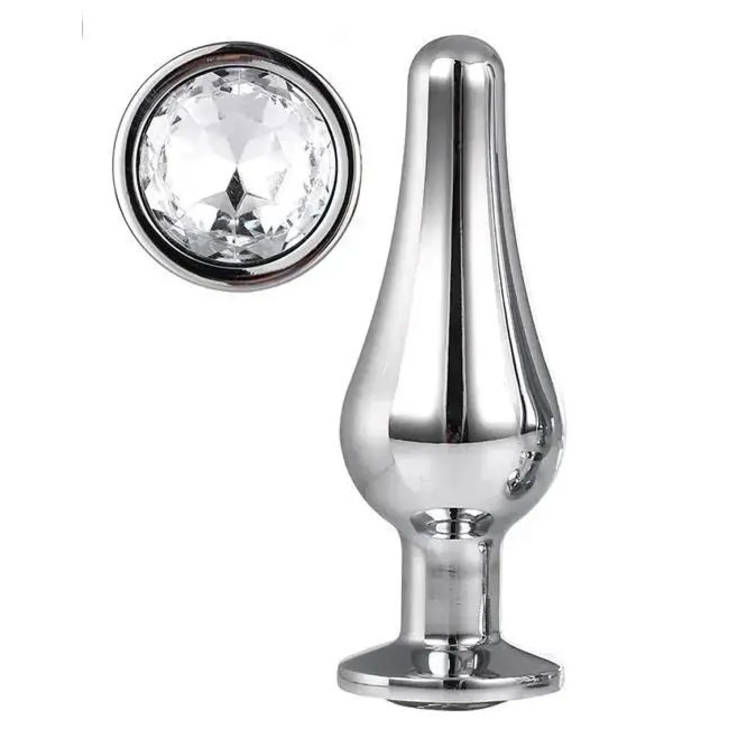 Gleaming love análny kolík Silver S