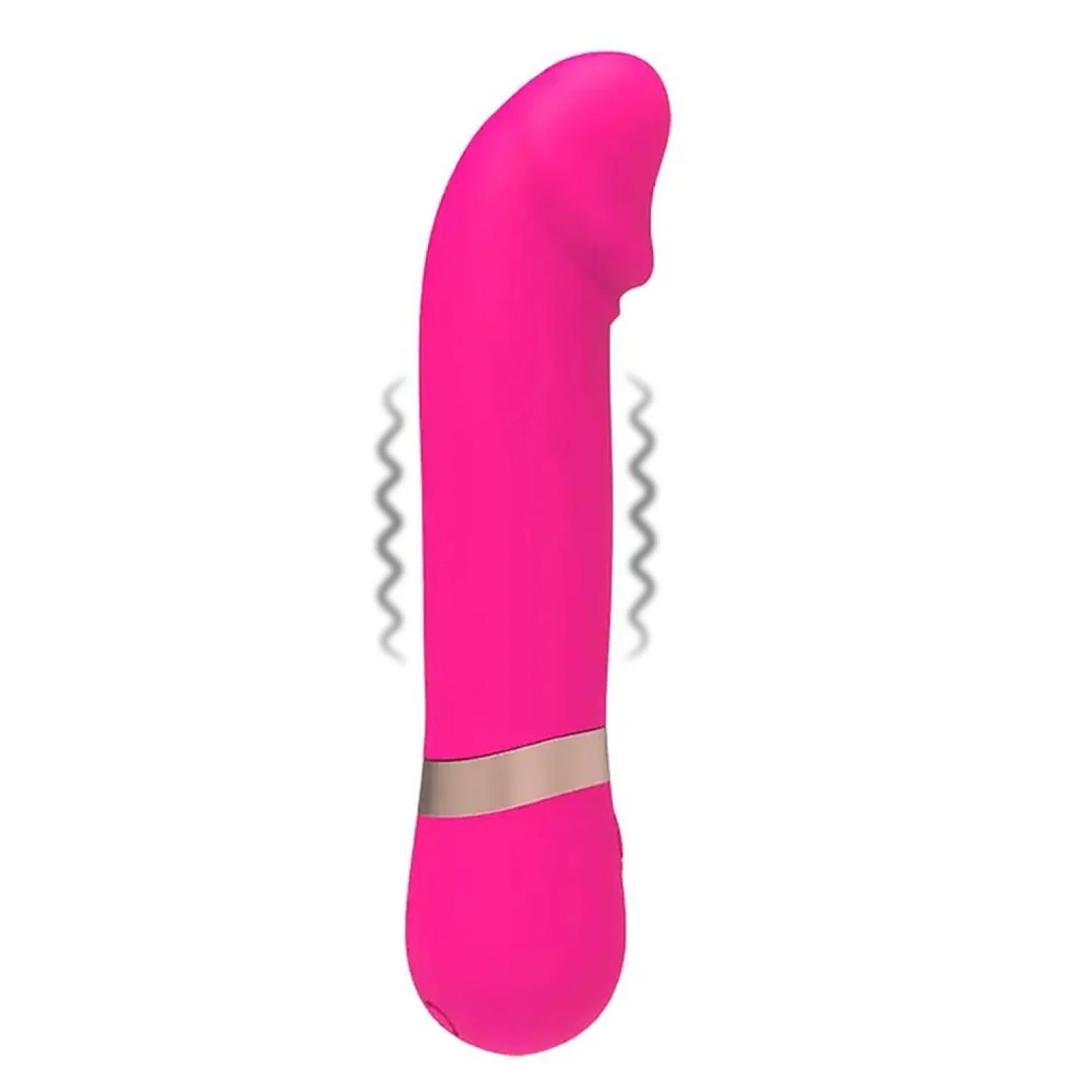 Lucius dobíjecí realistický minivibrátor ružový