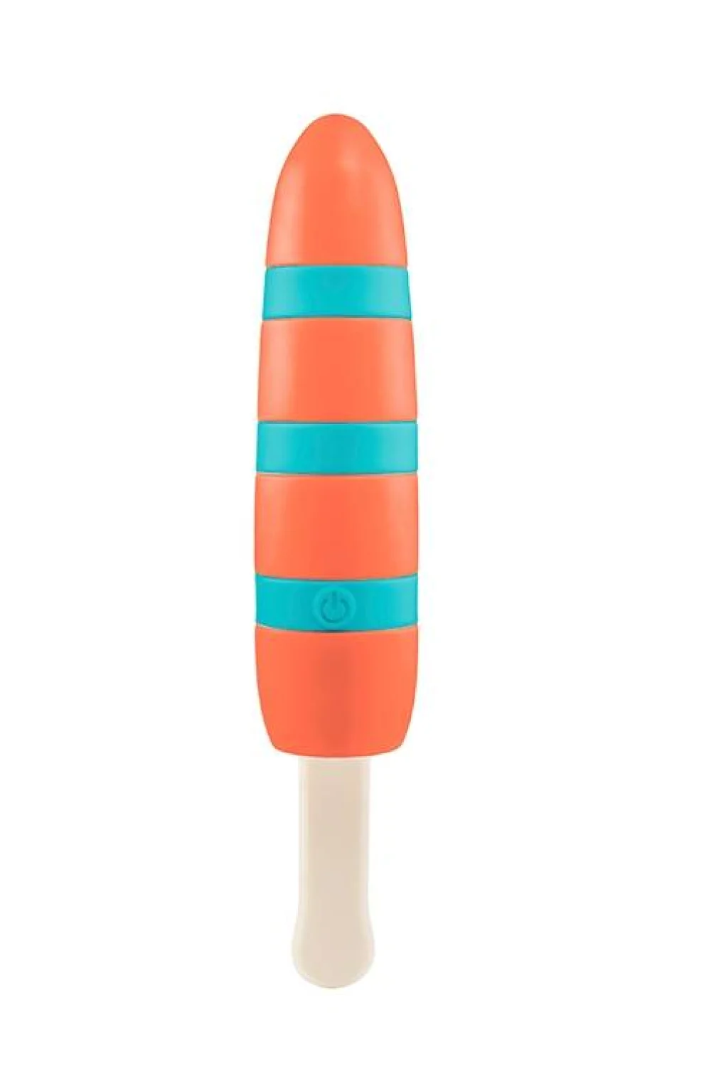 POPSICLE Vibe - voděodolný vibrátor oranžová/tyrkysová