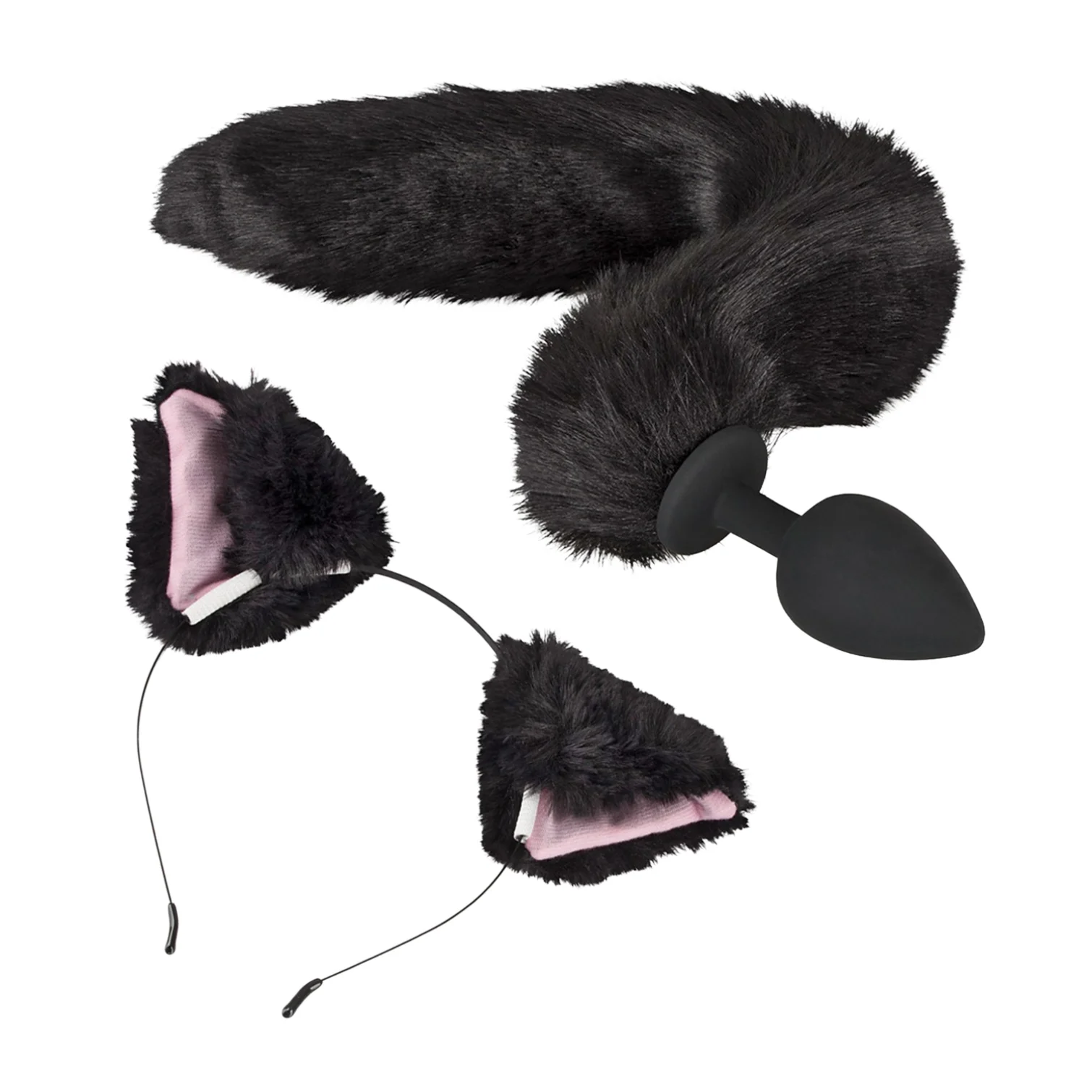 Bad Kitty Pet Play Ouška a análny kolík s chvostom