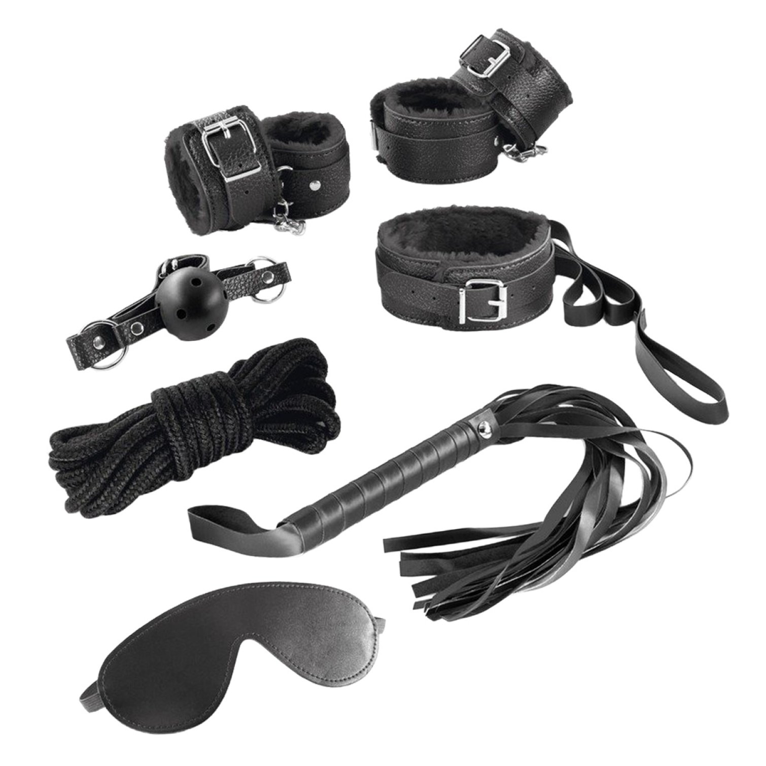 Crushious BDSM set 8 ks - čierny