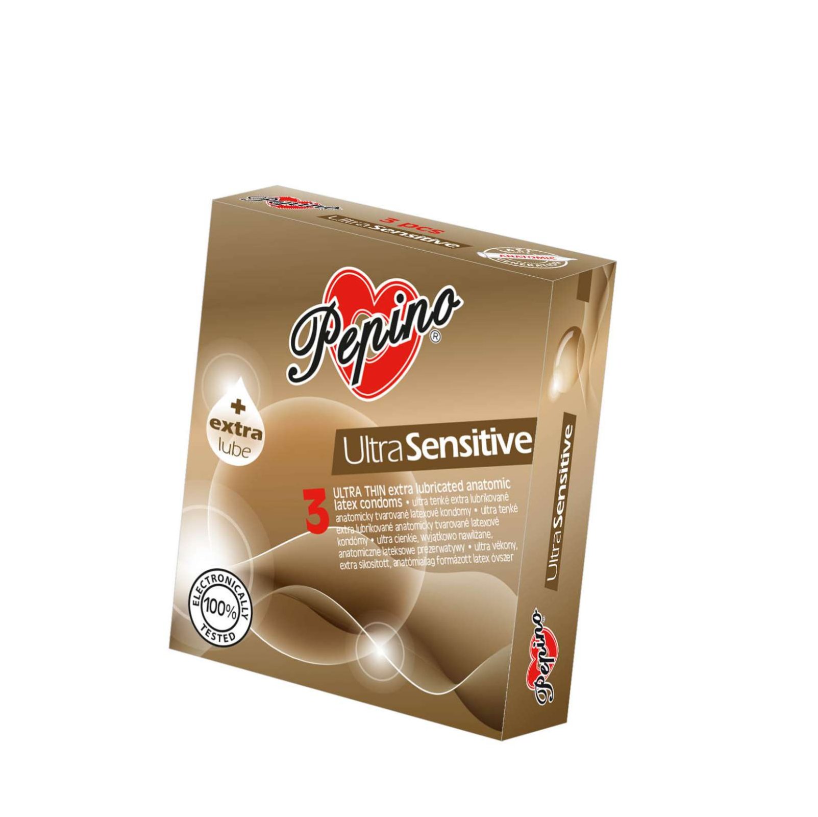 Pepino kondómy Ultra Sensitive - 3 ks