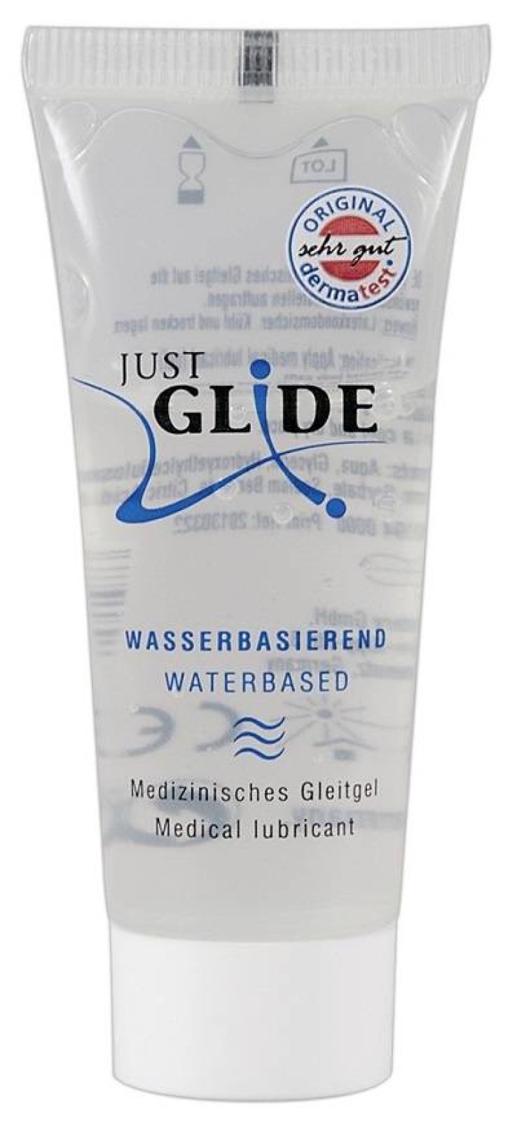 Just Glide Waterbased Lubrikačný gél 50 ml
