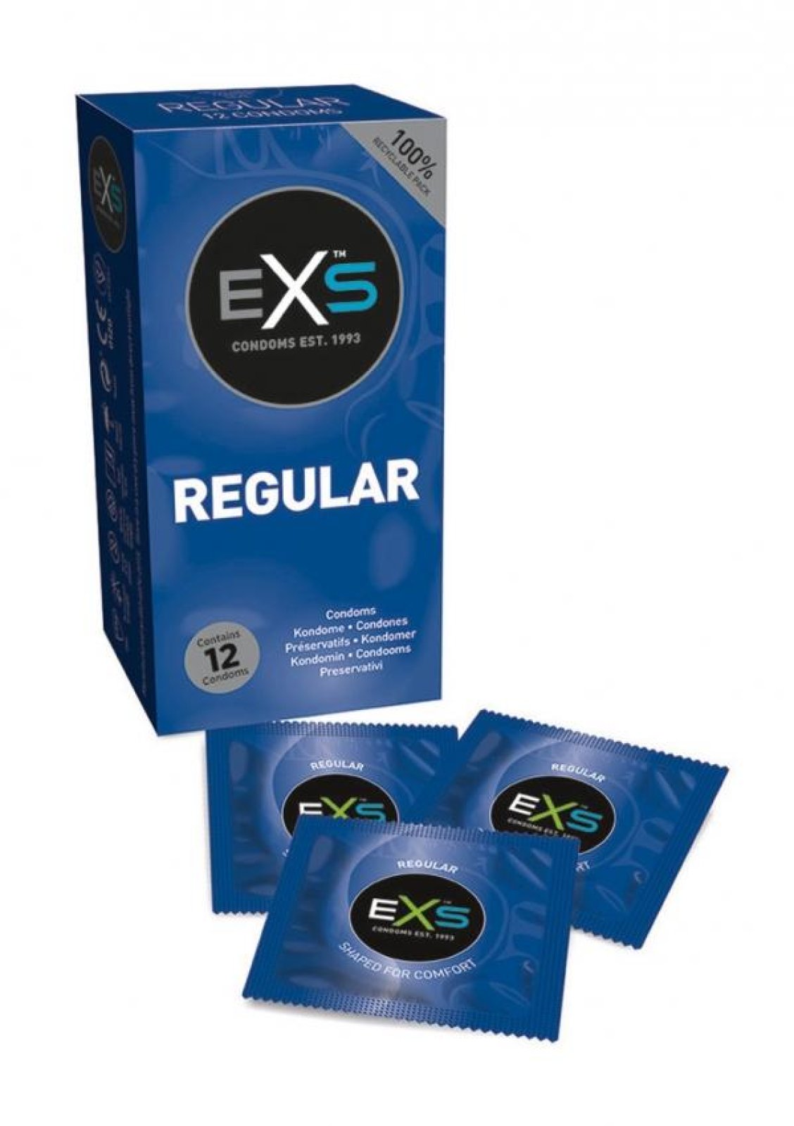 EXS Regular Kondómy 12 ks