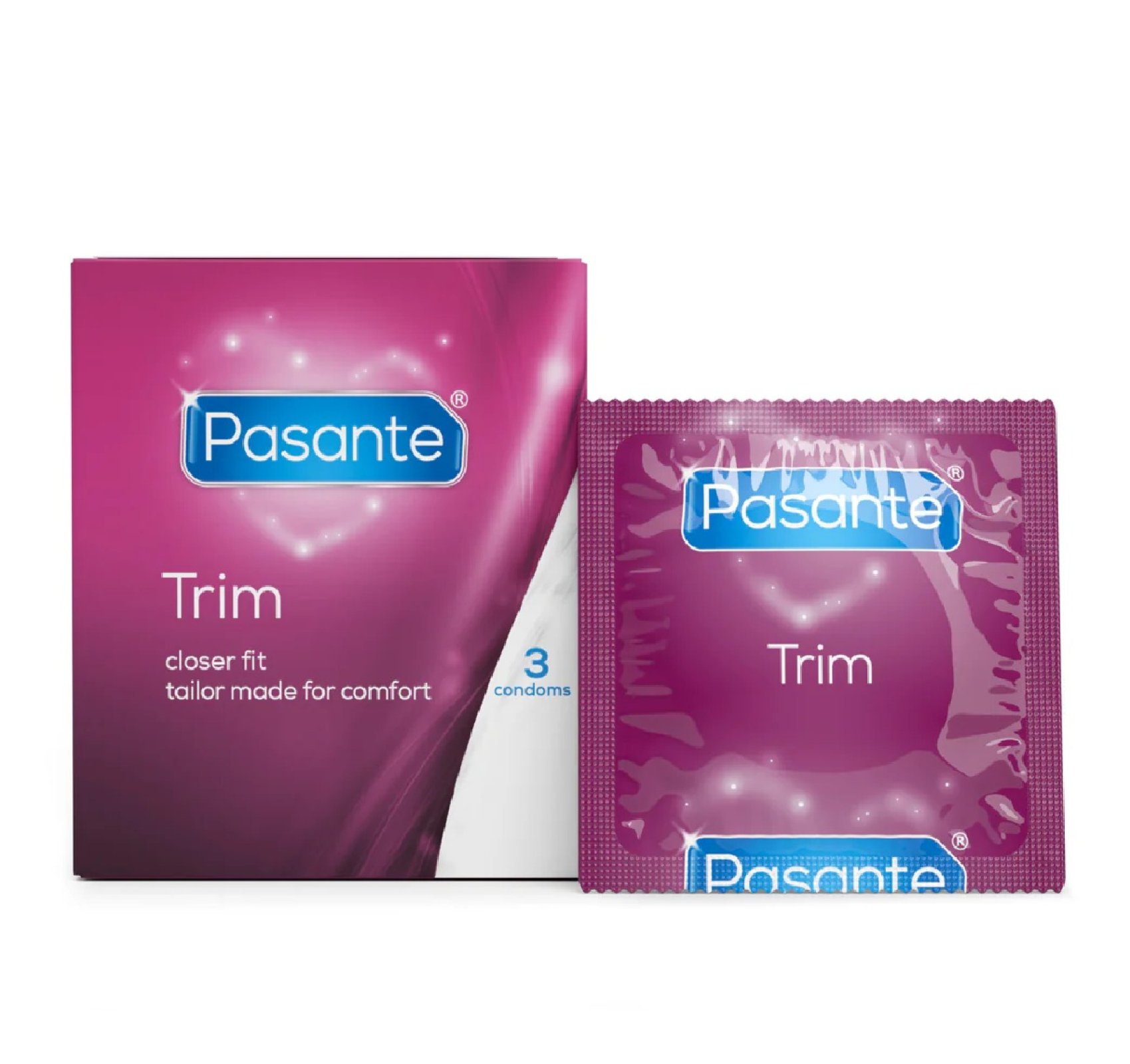 Pasante kondómy Trim - 3 ks