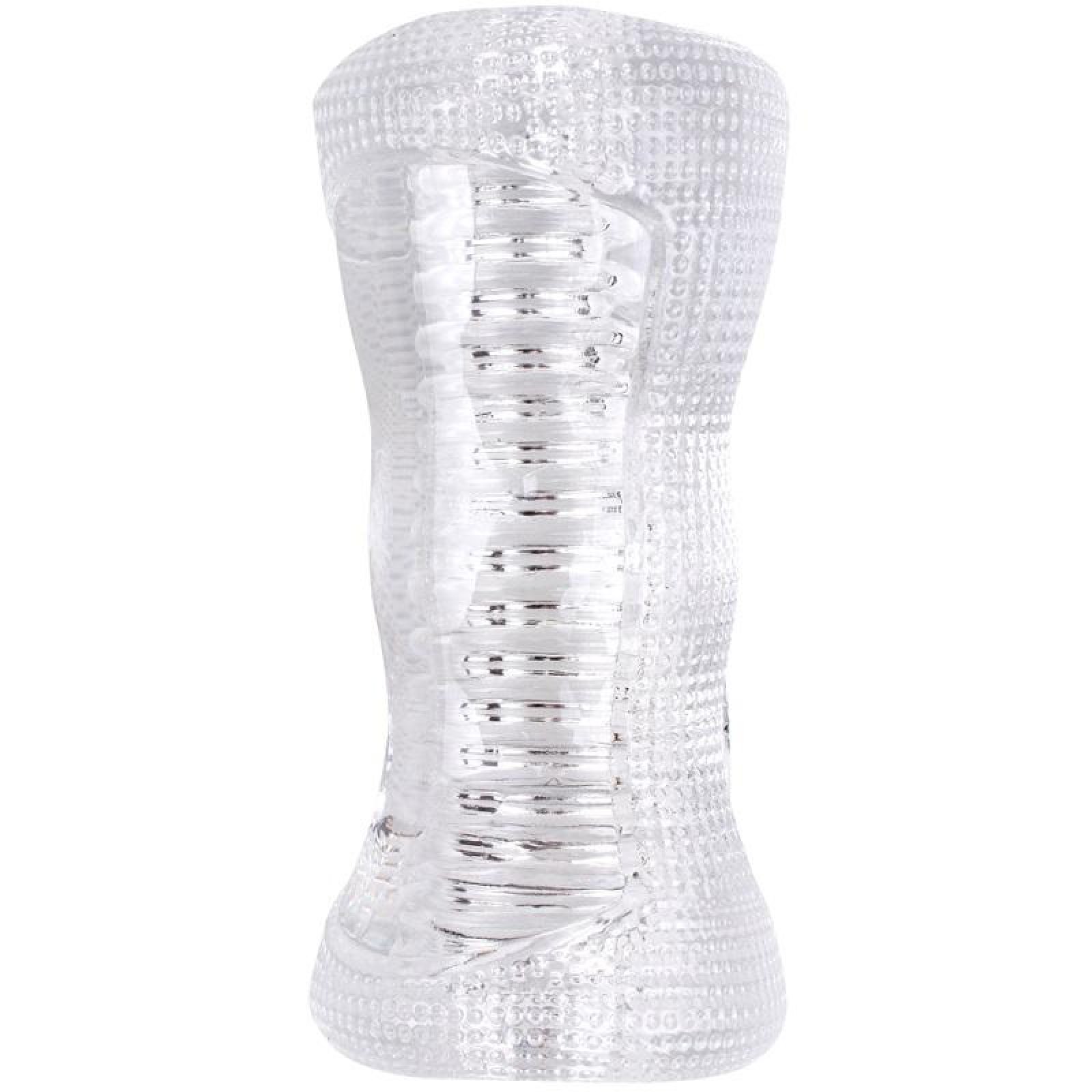 Clear Jack obojstranný masturbátor transparentný