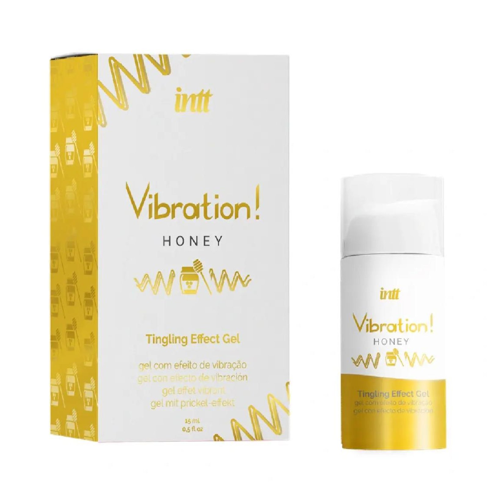 INTT Vibration! stimulačný gél - Honey 15 ml
