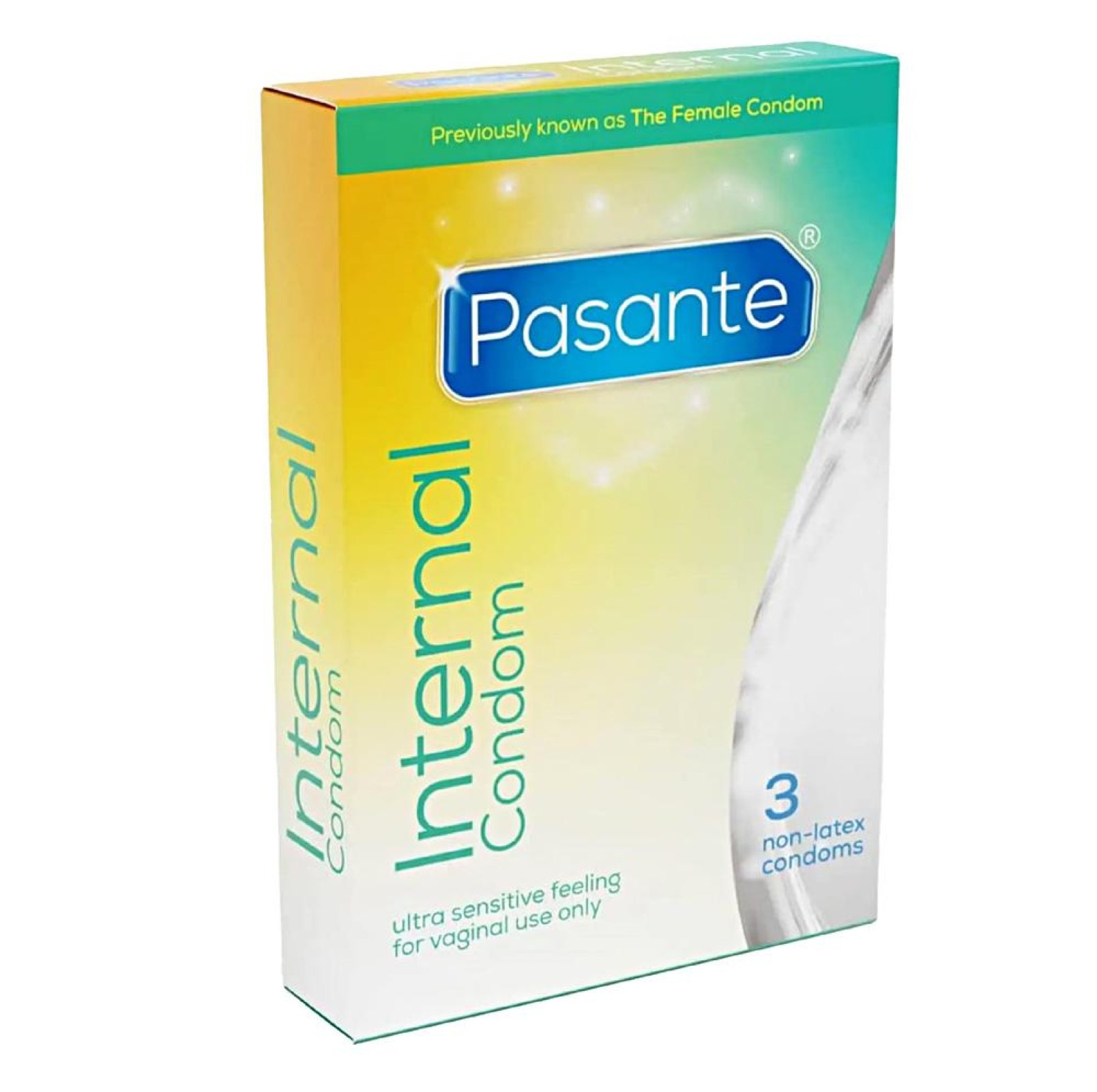 Pasante Internal Dámsky kondóm bez latexu 3 ks