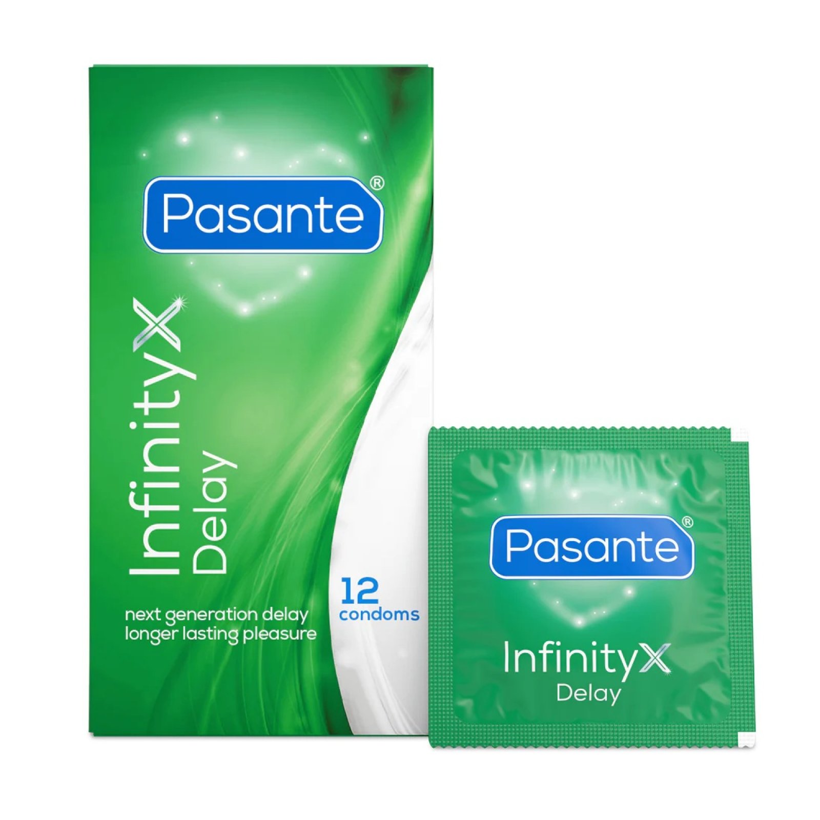 Pasante kondomy Infinity X Delay 12 ks