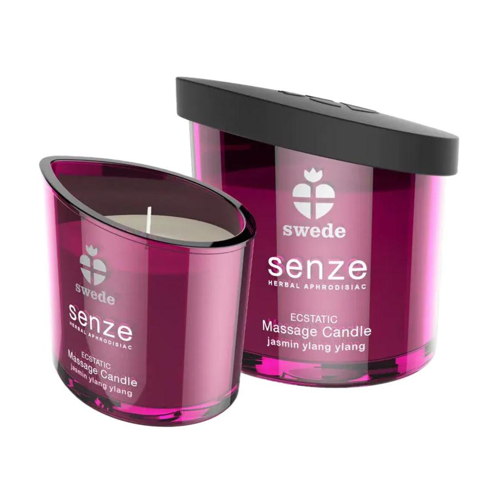 Swede Senze masážna sviečka Extáza - jasmín, ylang ylang 50 ml