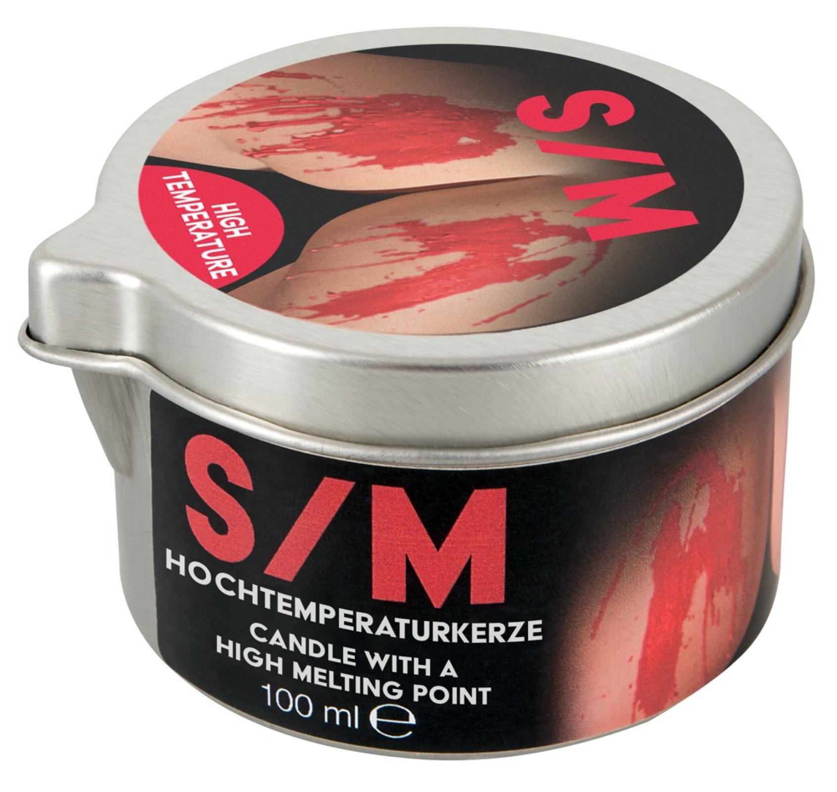 S/M Candle in a Tin sviečka - varianta HOT 100 ml