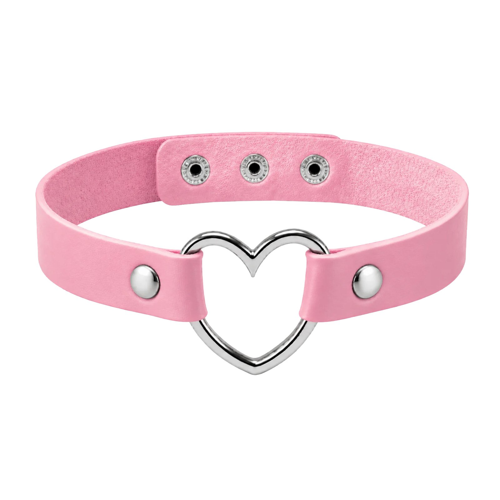 Kinky Pleasure Punk style choker Pink