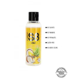 S8 4 in 1 Dessert Lubrikačný gél ananás a kokos125 ml