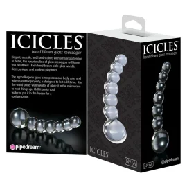 Icicles No 66 sklenené minidildo - čire
