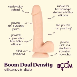BOOM Dual Density Dildo telové