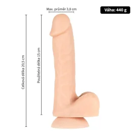 BOOM Dual Density Dildo telové