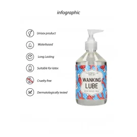 Wanking lube Masturbačný lubrikačný gél 500 ml