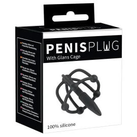 Penis plug Dilatátor s klietkou na žaluď