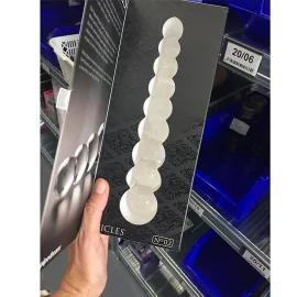 Icicles No 2 obojstranné sklenené dildo