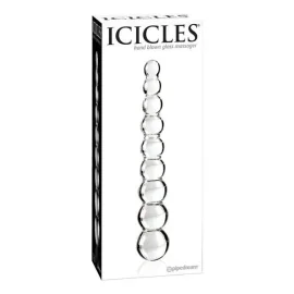 Icicles No 2 obojstranné sklenené dildo