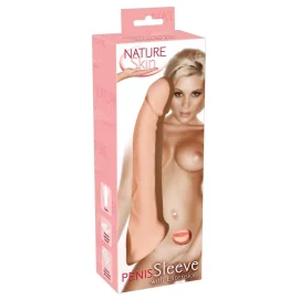 Nature Skin p návlek na penis so slučkou na semenníky