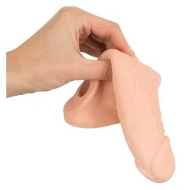 Nature Skin p návlek na penis so slučkou na semenníky