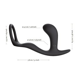 Fun Factory Bootie Ring - čierny