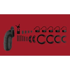 ManCage 05 Klietka na penis 14 cm - čierna