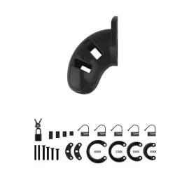 ManCage Model 13 Klietka na penis 6 cm - čierna