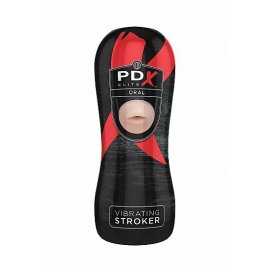 PDX Elite Vibračný masturbátor - orál