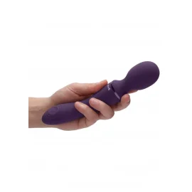 VIVE Enora Masážna hlavica a vibrátor 2v1 - fialová