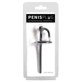 PenisPlug Piss play Dutý dilatátor s krúžkom