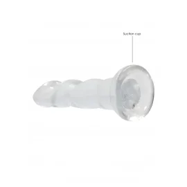 REALROCK Non Realistic dildo 18 cm - transparentné