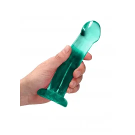 REALROCK Non Realistic dildo 17cm - tyrkysové