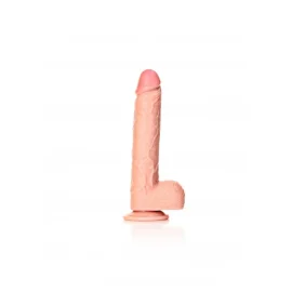 REALROCK Straight Realistic XXL Dildo so semenníkmi 28 cm.